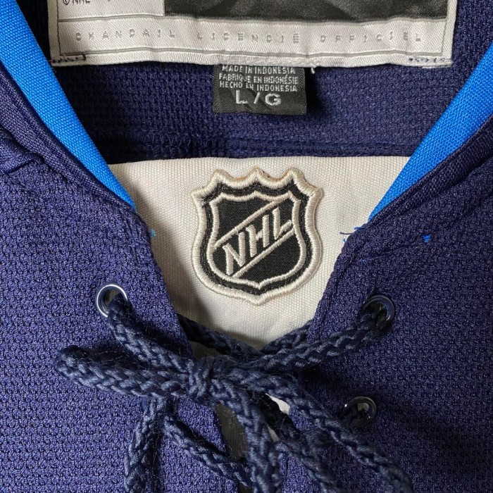 Reebok NHL ウィニペグジェッツ ホッケーシャツ ゲームシャツ 長袖 L | Vintage.City 빈티지숍, 빈티지 코디 정보