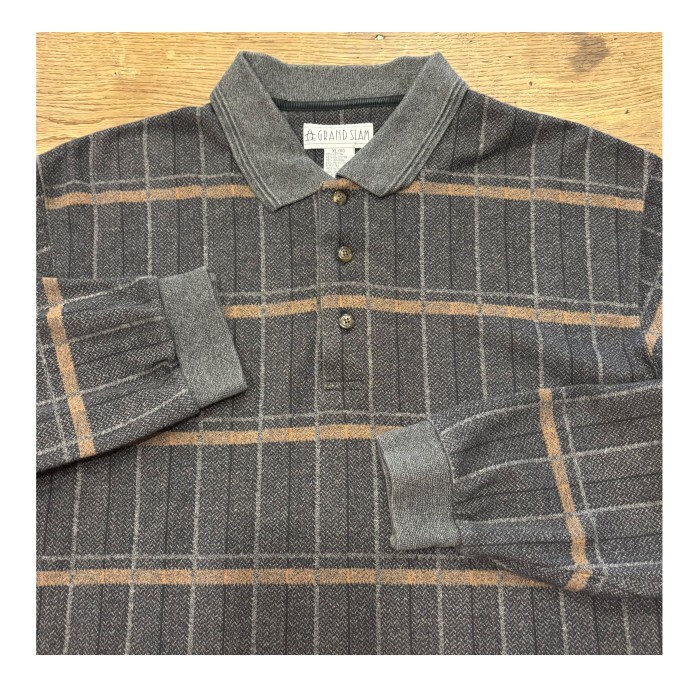 ハーフジップ ニット セーター 襟シャツ knit sweater | Vintage.City 古着屋、古着コーデ情報を発信