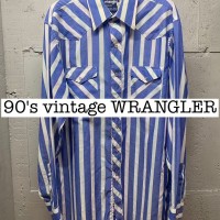 90s vintage WRANGLER ストライプ　BD ウエスタンシャツ    SS052 | Vintage.City 古着屋、古着コーデ情報を発信