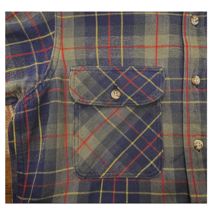 70s 【Eddie Bauer】flannel shirtビンテージ エディバウアー チェックシャツ Vintage shirt | Vintage.City 古着屋、古着コーデ情報を発信