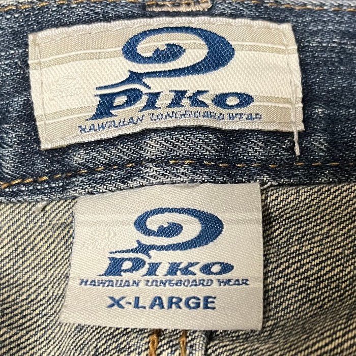 PIKO/デニム/カーゴパンツ/USED加工/バイカー/Y2K/ピコ/ワイドパンツ