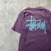 stussy　ステューシー　ショーンフォト バックプリント　パープル　Tシャツ | Vintage.City 古着屋、古着コーデ情報を発信