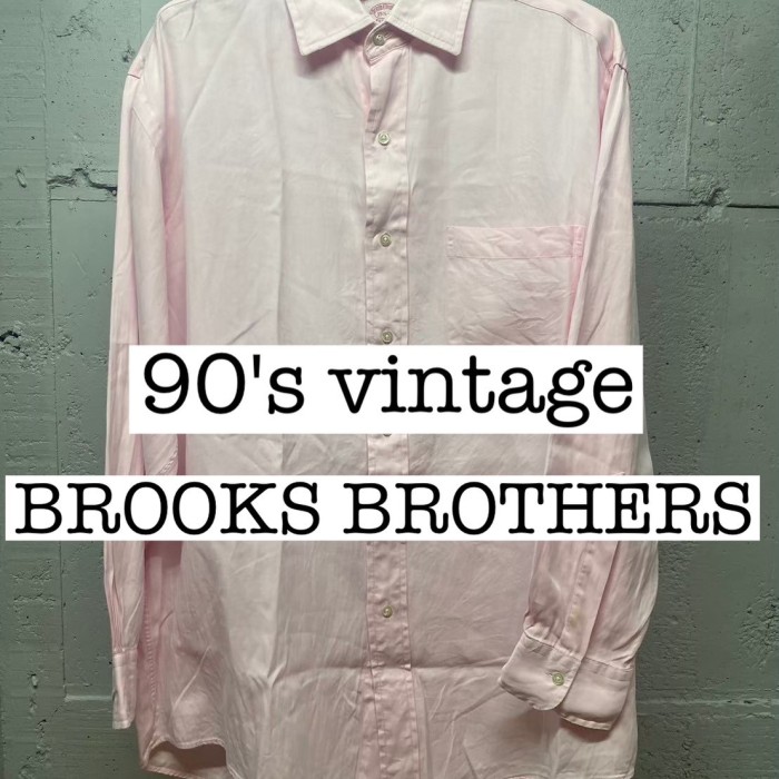 90s vintage ブルックスブラザーズ　ピンク　ボタン　シャツ   SS044 | Vintage.City 빈티지숍, 빈티지 코디 정보