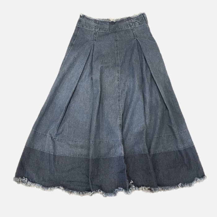 裾フリンジ デニムスカート フレアスカート | Vintage.City 빈티지숍, 빈티지 코디 정보