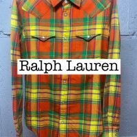 Ralph Lauren チェック　ライトネルシャツ　ウエスタンシャツ　サイズ2  SS043 | Vintage.City Vintage Shops, Vintage Fashion Trends