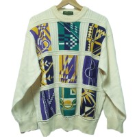 90’s/GREEN HAWK/総柄デザインセーター(L) | Vintage.City 古着屋、古着コーデ情報を発信