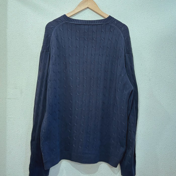 00s TOMMY HILFIGER トミー トミーヒルフィガー knit sweater ニット セーター コットンニット | Vintage.City 古着屋、古着コーデ情報を発信