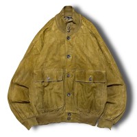 【Used】A-1スタイルスウェードレザーブルゾン ブラウン | Vintage.City 古着屋、古着コーデ情報を発信