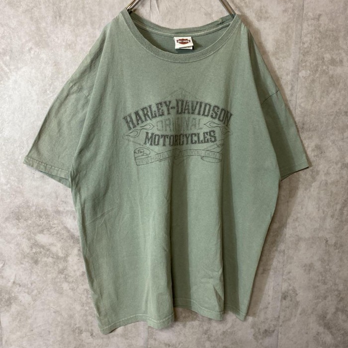 HARLEY DAVIDSON monster back print T-shirt size XL 配送A　ハーレーダビッドソン　両面プリント　モンスター　怪物　オーバーサイズ　くすみカラー | Vintage.City Vintage Shops, Vintage Fashion Trends