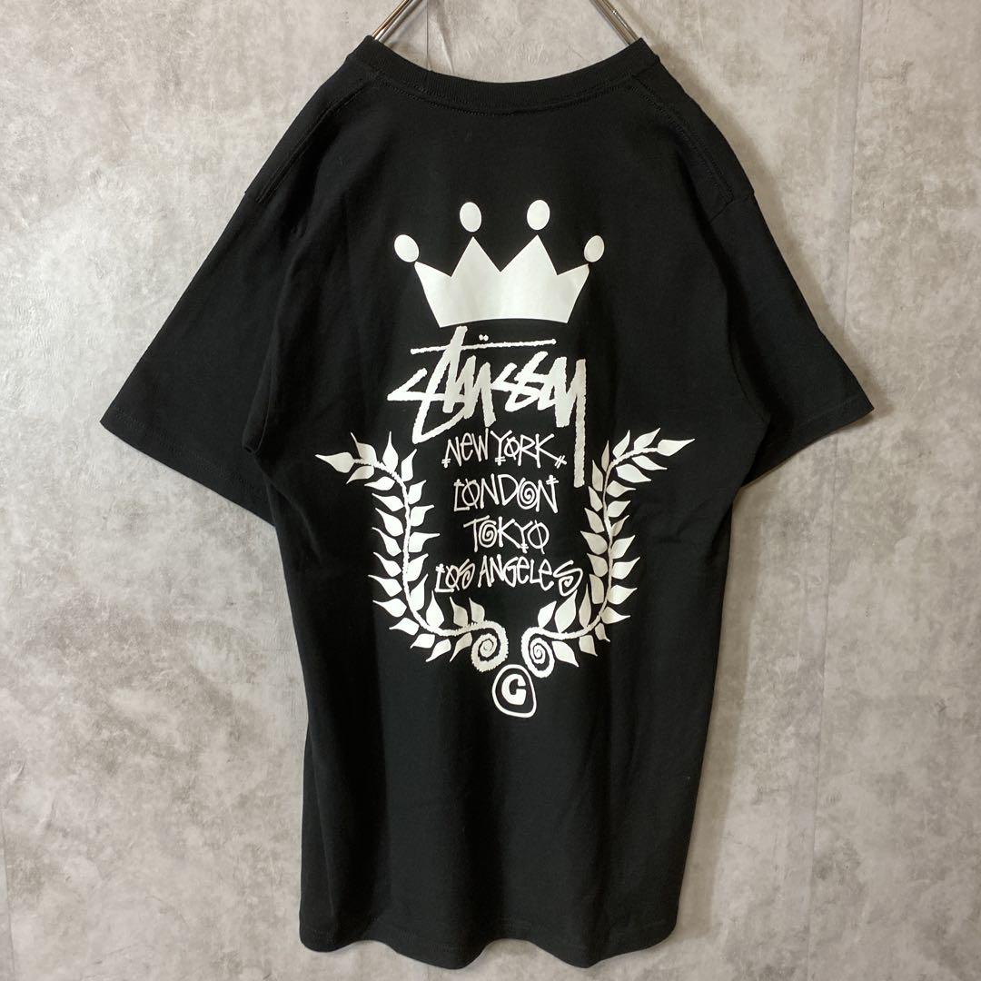 STUSSY メキシコ製 world tour logo backprint T-shirt size M 配送A ...
