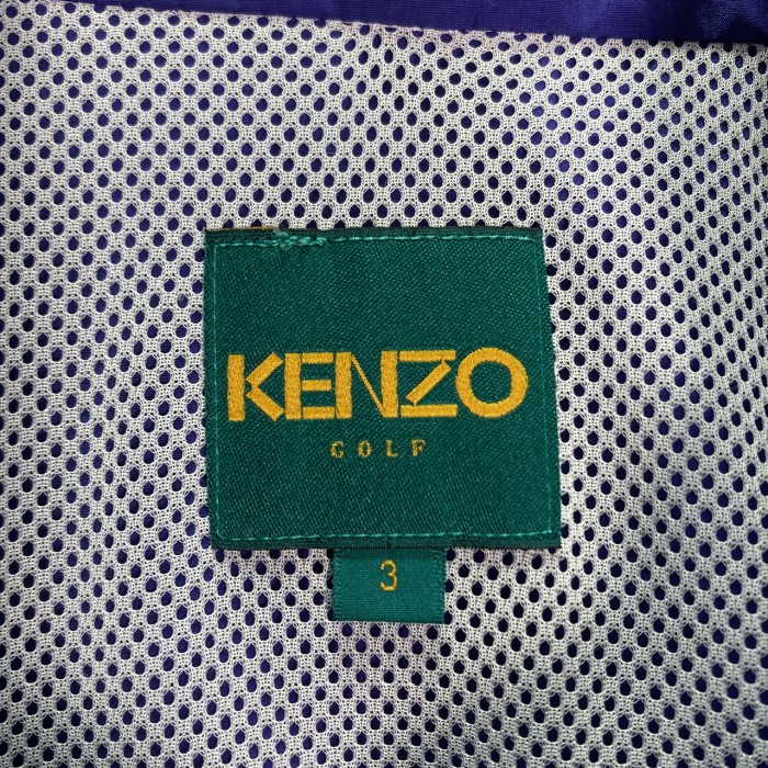 90s KENZO GOLF zip-up purple design nylon jacket | Vintage.City 古着屋、古着コーデ情報を発信