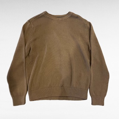 ST JOHN'S BAY cotton plain knit | Vintage.City 古着屋、古着コーデ情報を発信