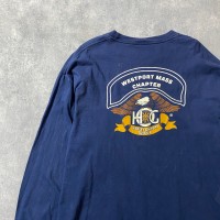 ハーレーダビッドソン　イーグル　バックプリント　ネイビー　Tシャツ　ロンT | Vintage.City 古着屋、古着コーデ情報を発信