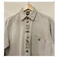 チロリアンシャツ グランジ 鹿角ボタン | Vintage.City 古着屋、古着コーデ情報を発信
