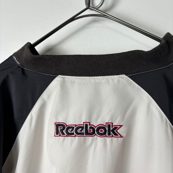 90s Reebok 袖ロゴ ナイロンジャケット プルオーバー 2XL ホワイト | Vintage.City 빈티지숍, 빈티지 코디 정보