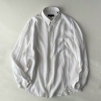 Tricots White linen l/s shirt リネン 長袖シャツ | Vintage.City 古着屋、古着コーデ情報を発信