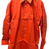 新品courreges HOMMEドレスシャツ　オレンジ　LL | Vintage.City 古着屋、古着コーデ情報を発信