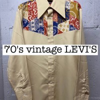 70s vintage リーバイス　ネイティブ柄　三角タグ　ポリエステルシャツ   SS080 | Vintage.City Vintage Shops, Vintage Fashion Trends