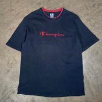 90's チャンピオン Champion /  スクリプト刺繍 USA製 半袖Tシャツ / ネイビー | Vintage.City 古着屋、古着コーデ情報を発信