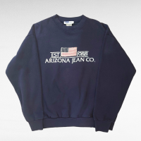 ARIZONA JEAN COMPANY print sweat (made in USA) | Vintage.City 古着屋、古着コーデ情報を発信