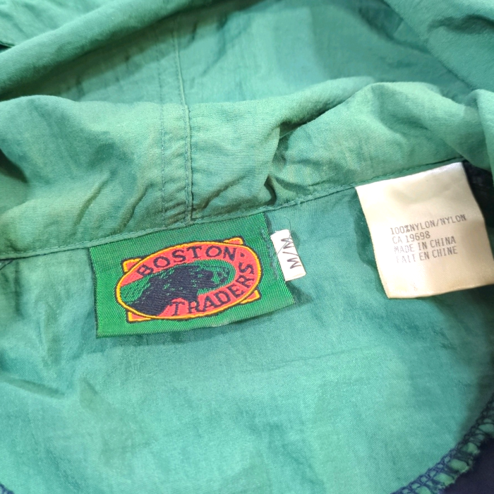 [050]90's ハーフジップナイロンジャケット BOSTONTRADERS | Vintage.City 古着屋、古着コーデ情報を発信
