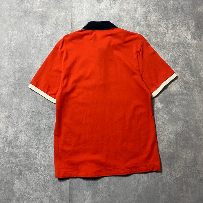 ラコステ　ワンポイント　ワニロゴ　オレンジ　ポロシャツ | Vintage.City 古着屋、古着コーデ情報を発信