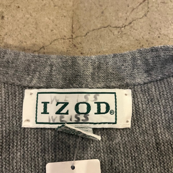 80s~ IZOD acrylic  knit cardigan (Made In USA) | Vintage.City 古着屋、古着コーデ情報を発信