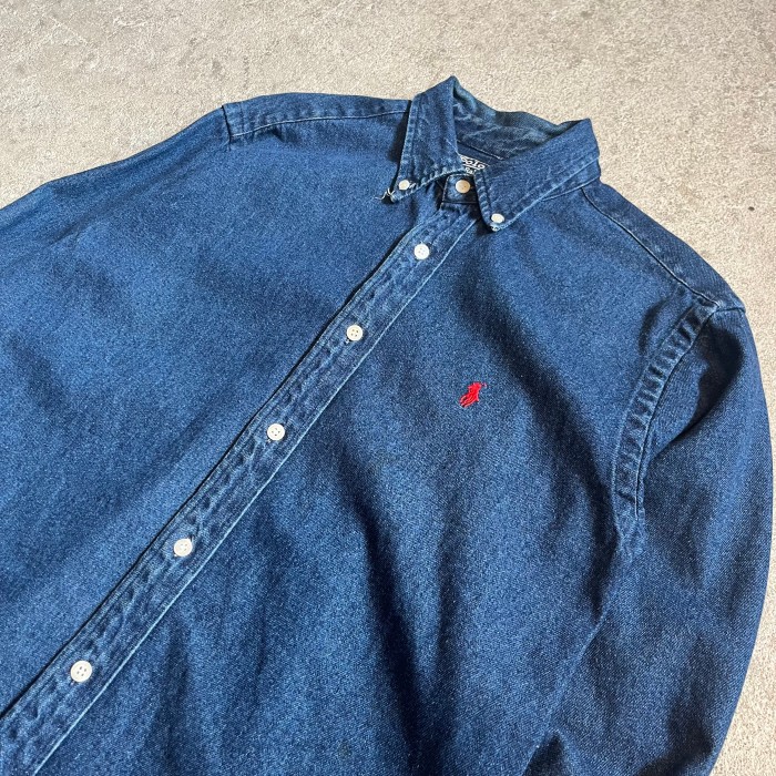 RalphLauren L/S  denim shirt/ラルフローレン 長袖デニムシャツ | Vintage.City 빈티지숍, 빈티지 코디 정보