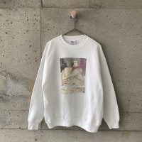 dog white sweatshirts | Vintage.City 古着屋、古着コーデ情報を発信