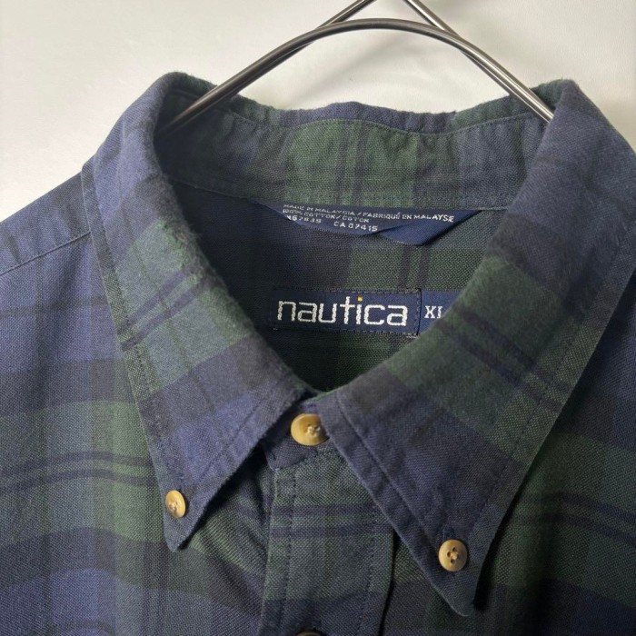 90s NAUTICA ブラックウォッチ チェック 長袖シャツ XL S2802 | Vintage.City 古着屋、古着コーデ情報を発信