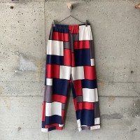 Mondrian pattern pajama pants | Vintage.City 古着屋、古着コーデ情報を発信