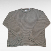 90s OLD GAP borde knit long t-sh | Vintage.City 古着屋、古着コーデ情報を発信