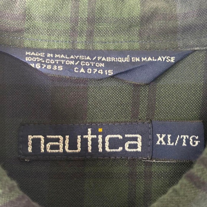 90s NAUTICA ブラックウォッチ チェック 長袖シャツ XL S2802 | Vintage.City 빈티지숍, 빈티지 코디 정보