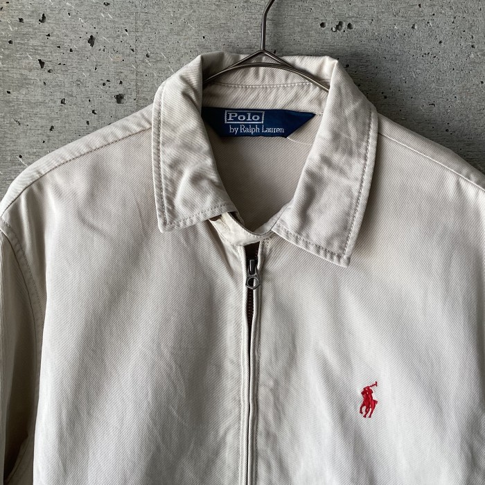Ralph Lauren Blouson with beige mark embroidery | Vintage.City 古着屋、古着コーデ情報を発信