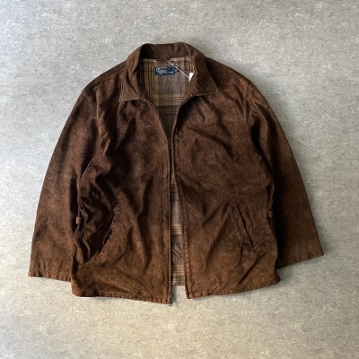 Ralph Lauren  Suede leather  Sports jacket | Vintage.City 古着屋、古着コーデ情報を発信