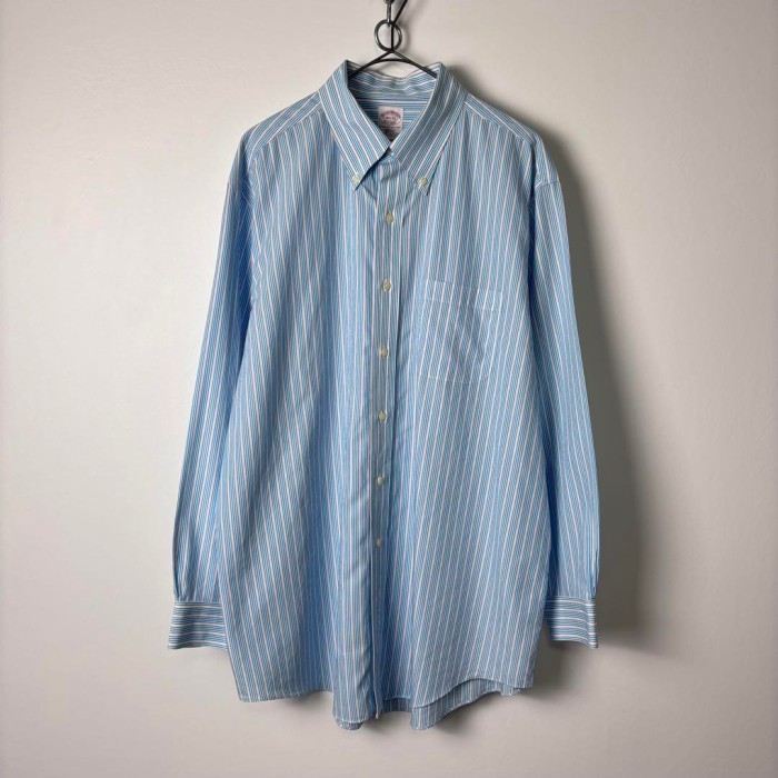 美品 ブルックスブラザーズ ストライプ ボタンダウン シャツ L S2902 | Vintage.City 古着屋、古着コーデ情報を発信