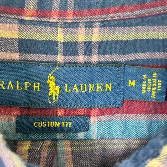 ラルフローレン ネルシャツ マドラスチェック ボタンダウン M S2902 | Vintage.City 古着屋、古着コーデ情報を発信