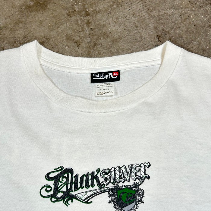 90-00's クイックシルバー QUICK SILVER / プリント半袖Tシャツ / ホワイト | Vintage.City 빈티지숍, 빈티지 코디 정보