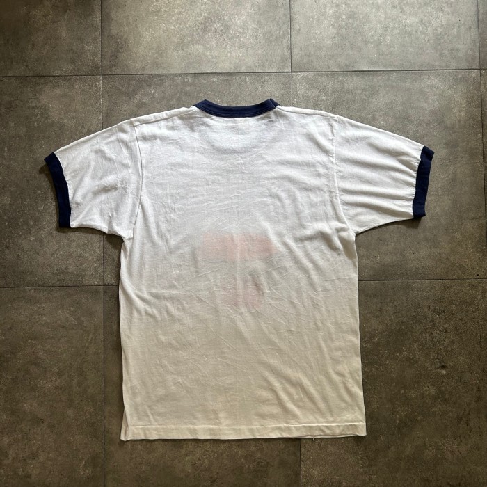 80s スクリーンスターズ リンガーtシャツ USA製 XL ホワイト×ネイビー | Vintage.City 빈티지숍, 빈티지 코디 정보