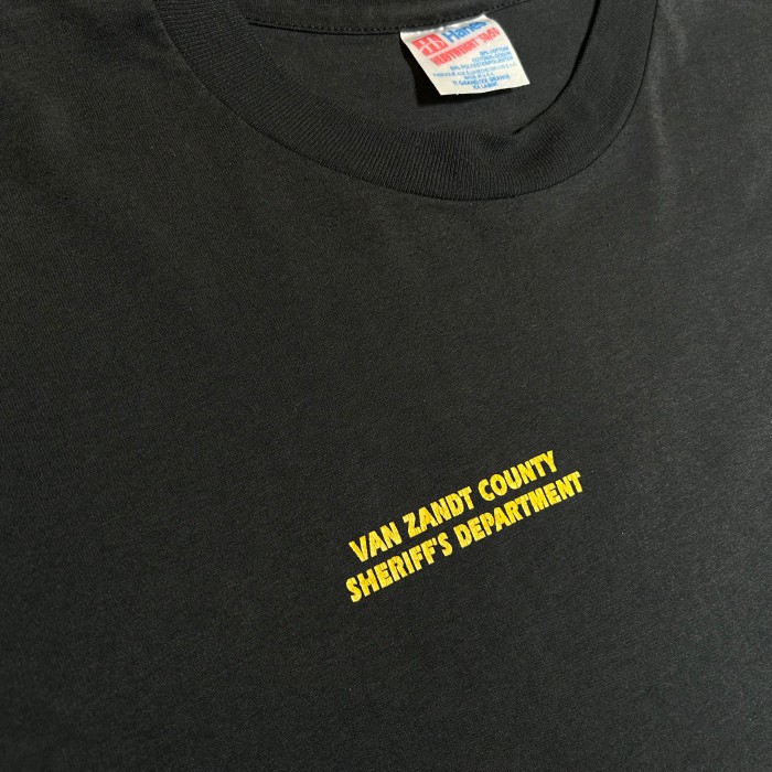 90's ヘインズ Hanes / ドラッグプリント半袖Tシャツ / ブラック | Vintage.City 빈티지숍, 빈티지 코디 정보
