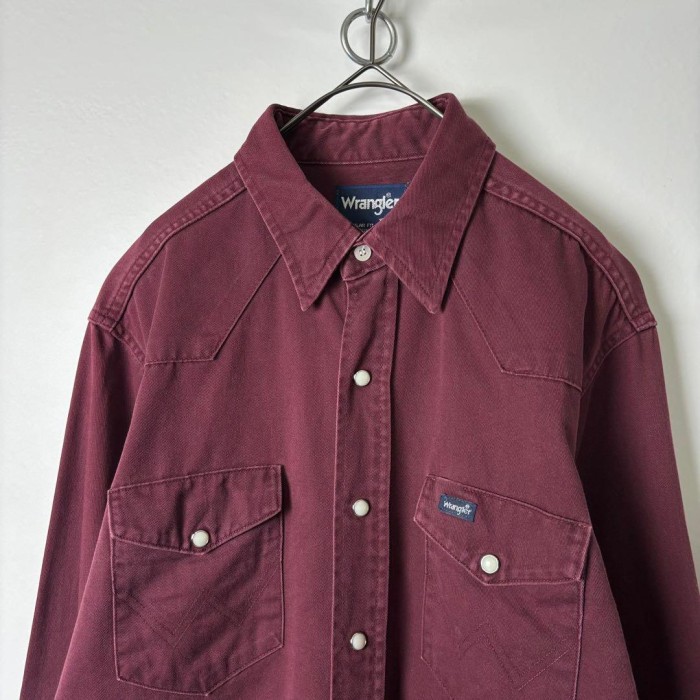 90s Wrangler ウエスタンシャツ コットンツイル M S0103 | Vintage.City 古着屋、古着コーデ情報を発信