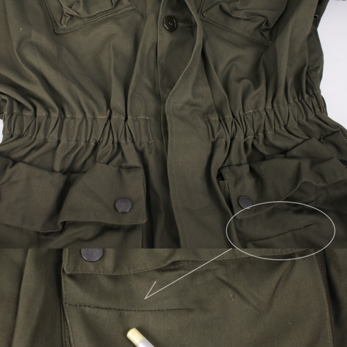 イタリア軍　コンバットジャケット　70年代 デッドストック 48 襟章付き　リペア・ボタン1p不良 [9018852] | Vintage.City 古着屋、古着コーデ情報を発信