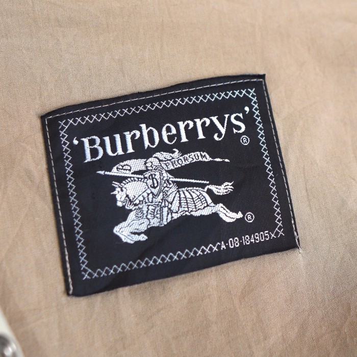 BURBERRY / バーバリー シェルジャケット / その他ジャケット 1990年代製 / 筆記体ロゴ刺繍 / フェイクレイヤード / スペイン製  Lサイズ | Vintage.City 빈티지숍, 빈티지 코디 정보