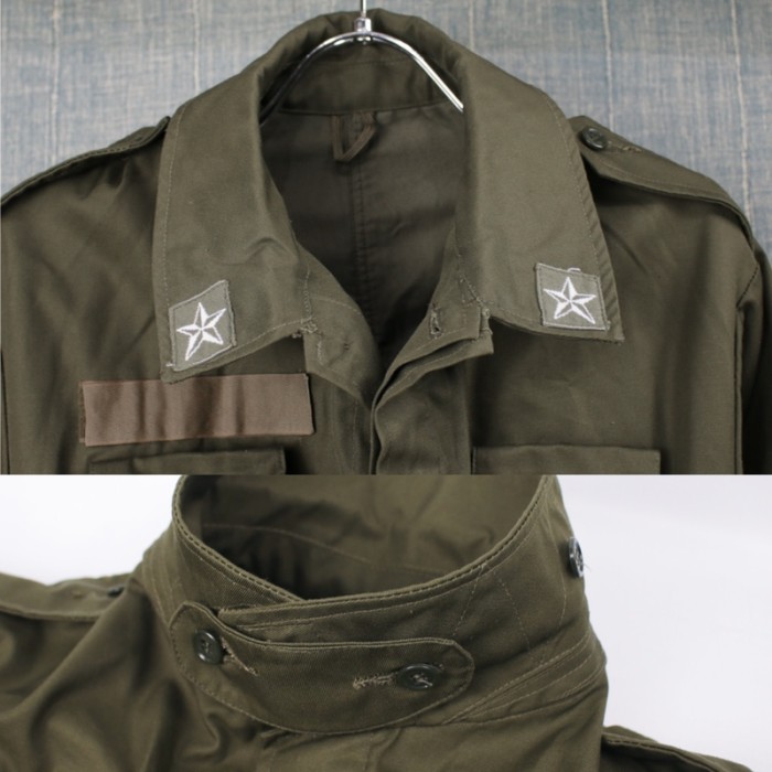 イタリア軍　コンバットジャケット　80年代 デッドストック 50 襟章付き　ボタン1p不良 [9018851] | Vintage.City 빈티지숍, 빈티지 코디 정보