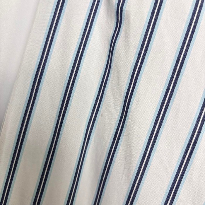 USA古着 NAUTICA 刺繍ロゴ ストライプシャツ ホワイト L S0103 | Vintage.City 古着屋、古着コーデ情報を発信