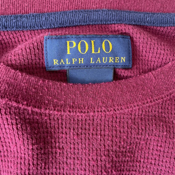 Polo Ralph Lauren/ポロラルフローレン サーマルロンT ワッフルニット 古着 fc-1589 | Vintage.City 古着屋、古着コーデ情報を発信