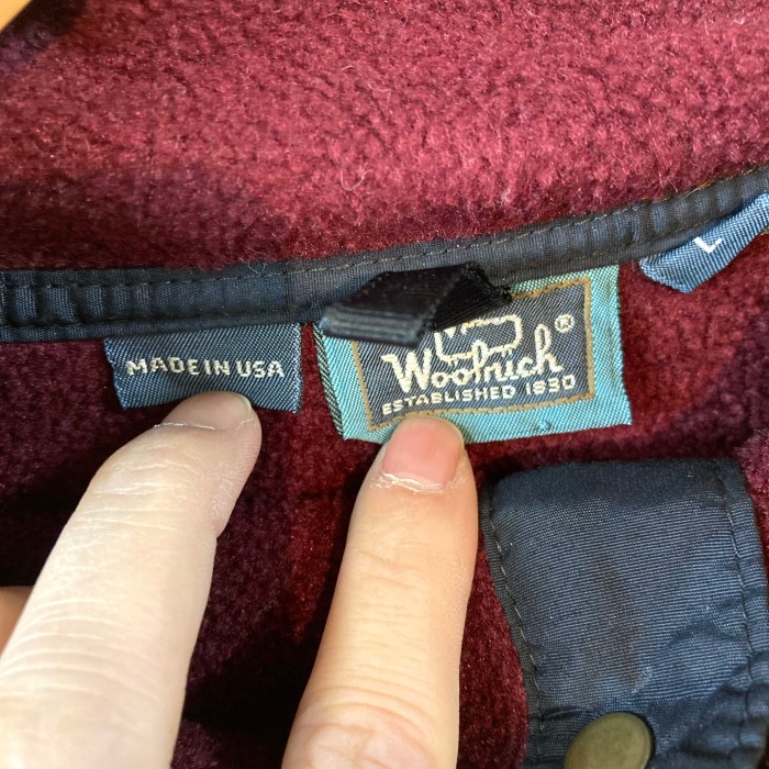 80's woolrich フリース サイズL vintage made in USA | Vintage.City 古着屋、古着コーデ情報を発信
