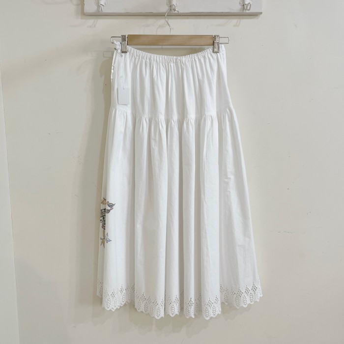 used euro white skirt | Vintage.City 古着屋、古着コーデ情報を発信