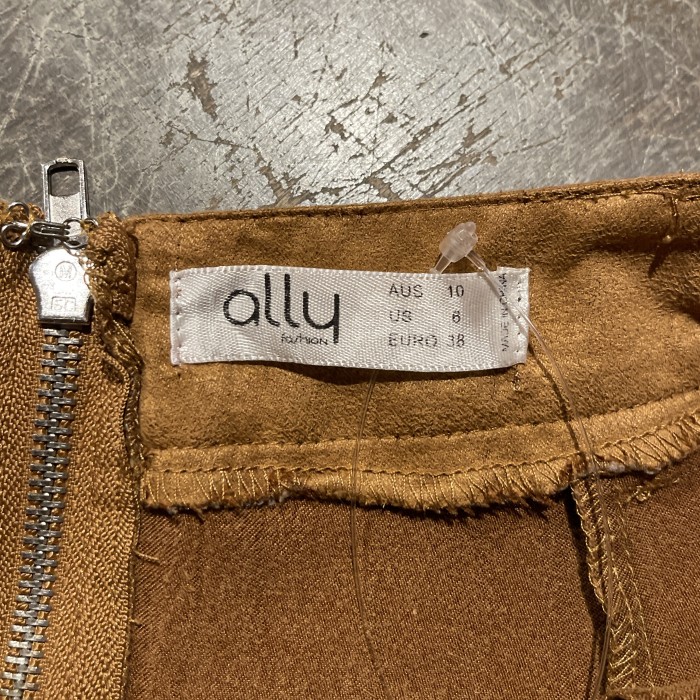 ally fashion フェイクスエード　ミニスカート　C724 | Vintage.City 古着屋、古着コーデ情報を発信