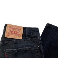 90’s Levi’s 505 Black Denim Pants Made in USA | Vintage.City 古着屋、古着コーデ情報を発信